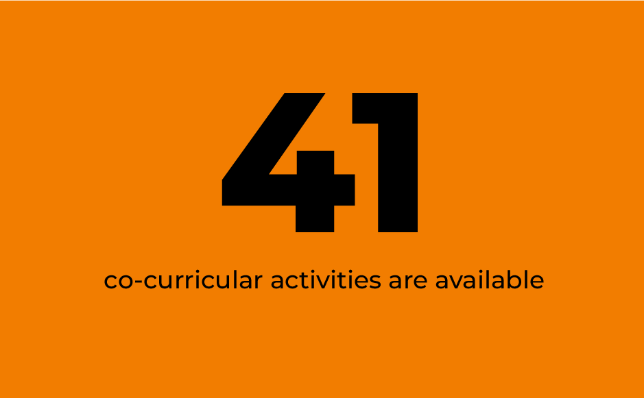 co-curricular activities are available